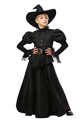 Disfraz clásico de bruja gótica para niñas talla X-Small