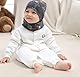 MAKFORT Loop Kinder Mit Beanie Mütze Kinder Baumwoll Schals Baby Schals Winter Loop Schal Junge Und Mädchen