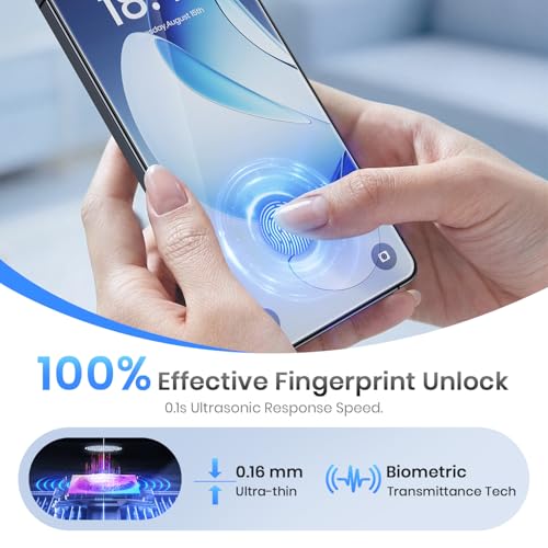 Image of Mr.Shield Align-X Screen Protector for Samsung Galaxy S25 and S24 | (2 Pack) Tempered Glass, 10H Hardness Guard, Military Grade Protection, Easy Install, Case-Friendly, Anti-Static