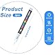 MOLZINY 3 Stück Waschmaschinenfest Weicher Stift Textilmarker Lichtecht und Wasserfeste 1-5mm Weiß Textilstifte Permanent Stoffmalstifte für T-Shirt Stoffbeutel Basteln