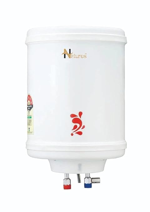 NATURES 15 Litres 5 Star Storage Water Heater with Advanced 3 Level Safety