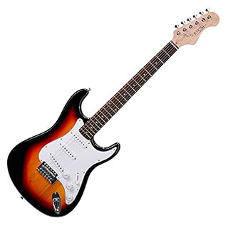 Rocktile ST Pack Guitare electrique Set Sunburst kit y compris amplificateurs, spoche, tuner, câbles - Les Beatles, Paul McCartney, John Lennon, RIngo Starr, George Harrison Rocktile ST Pack Guitare electrique Set Sunburst kit y compris amplificateurs, spoche, tuner, câbles – Image 2