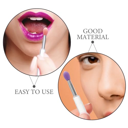 Herramientas de maquillaje de silicona para aplicar brillo labial, crema y mascarilla 3