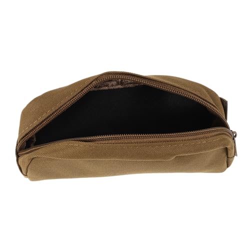 Ciieeo Bolsa Para Gafas De Ciclismo Al Aire Libre Organizador De Gafas De Sol De Viaje Estuche Para Gafas De Snowboard Sostenedor De La Lente Bolsa De Gato Bolsa De Gafas Khaki Nylon