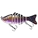 Menolana 5 Pieces Fishing Lures for Bass,Trout Crappie,Soft Lifelike Swimbait for Bass Trout Walleye,Crappie Pike,Slow Sinking Action