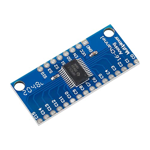 QCCAN 12PCS CD74HC4067 16-Channel Analog Digital Multiplexer Breakout Board Module 2V-6V - Thumbnail 2