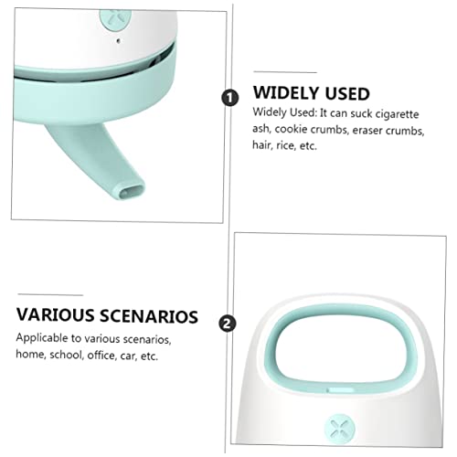 Mini aspirateur de bureau portable puissant rechargeable USB pour miettes - 4