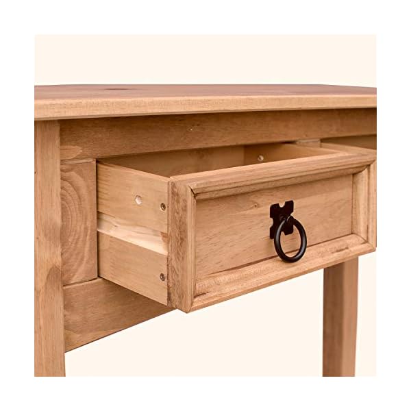 Amazon Brand - Movian Vida Designs Corona Console Table, 2 Drawer With Shelf, Solid Pine Wood, 34 x 90 x 72 cm - Image 10