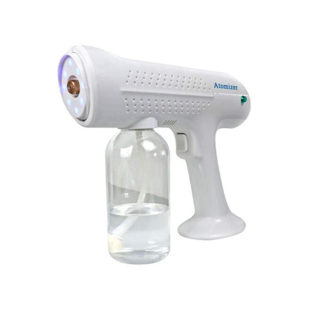 Máquina nebulizadora inalámbrica, pulverizador desinfectante Máquina atomizadora Desinfección portátil azul Vapor Eléctrico Nebulizador portátil Batería para el hogar Pistola pulverizadora Recargable