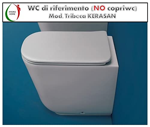 Copriwater compatibile con Tribeca Kerasan legno