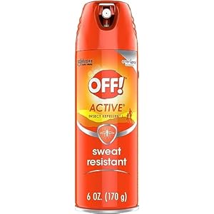 OFF! Active Insect Repellent, Sweat Resistant, Repells Mosquitoes, 6 oz ( Pack of 12)