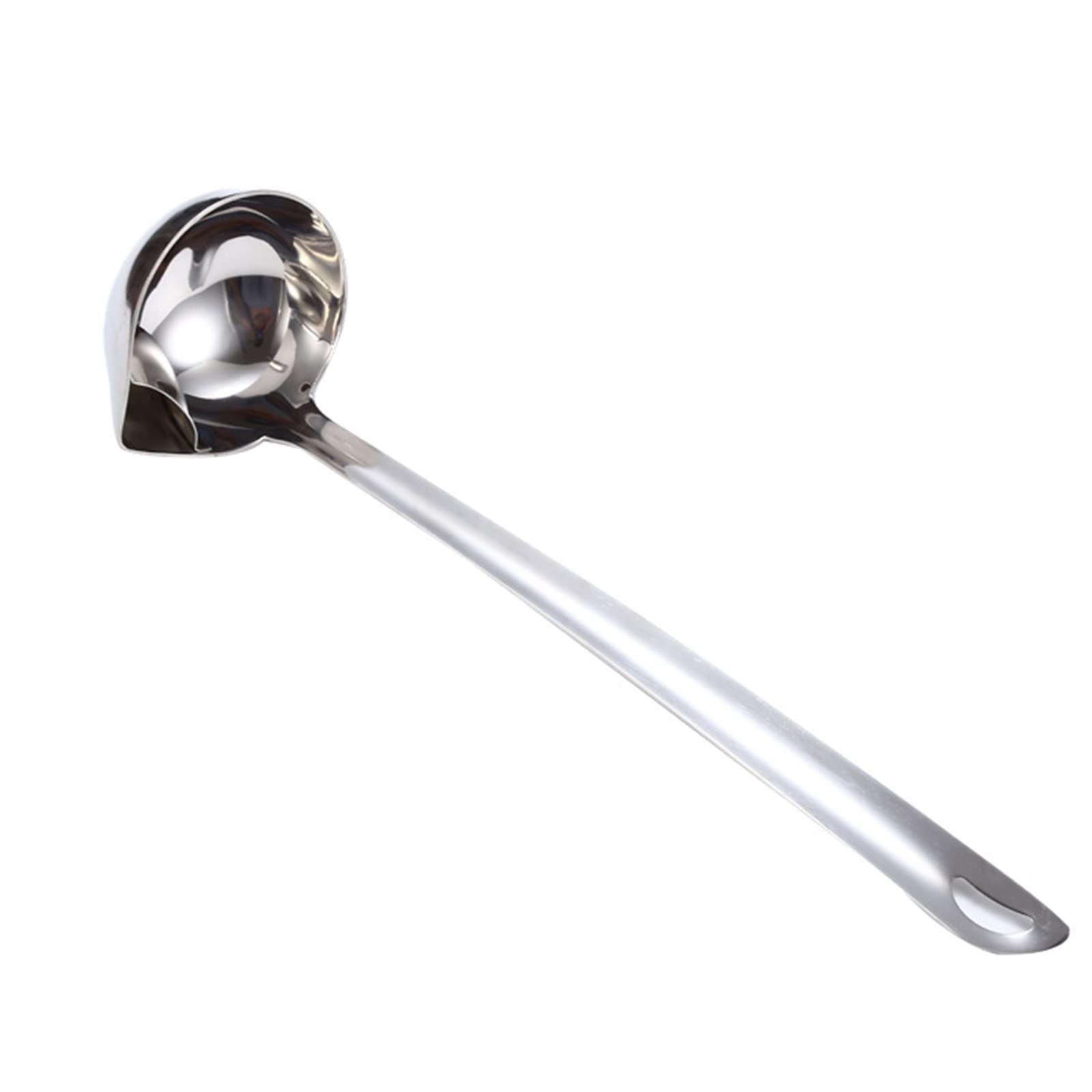 Stainless Steel Soup Fat Oil Separator Ladles Skimmer Spoon Soup Colander For Kitchen With Heat Insulation Anti-scalding