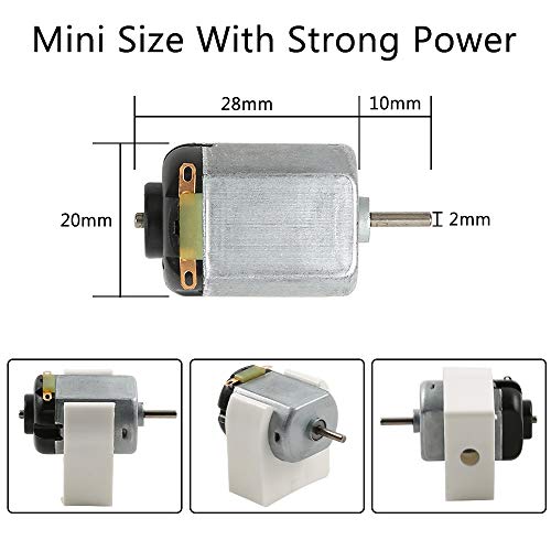 Sntieecr D-008C 6 Set 131 Pcs Dc Motors Kit, Mini Electric Motor 1.5-3V 15000Rpm With 66 Pcs Plastic Gears, Shaft Propeller, Bulbs, Buzzer Sounder, Science Experiment Set For Kid Diy Stem Engineering Project thumb #4