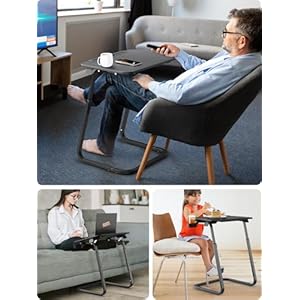 SAIJI TV Tray Table - Heavy Duty Extra Large TV Tray, Upgraded TV Dinner Trays for Eating Snack Food, Tilt & Height Adjustable TV Tray Laptop Desk for Sofa & Bedside Small Table SAIJI TV Tray Table Heavy Duty Extra Large TV Tray Upgraded TV Dinner Trays for Eating Snack Food Tilt Height Adjustable TV Tray Laptop Desk for Sofa Bedside Small Table