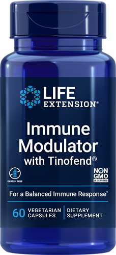 Life Extension Immune Modulator with Tinofend Promotes Immune Response & Cellular Communication â€“ Non-GMO, Vegetarian â€“ 60 Vegetarian Capsules