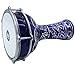 ZAZA Percussion 16'' Length Aluminum Darbuka, 8