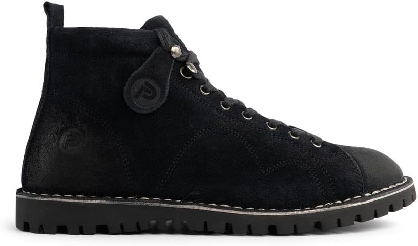 1961 Mens Smart Casual 100% Real Leather Ankle Monkey MOD Lace Up Boots