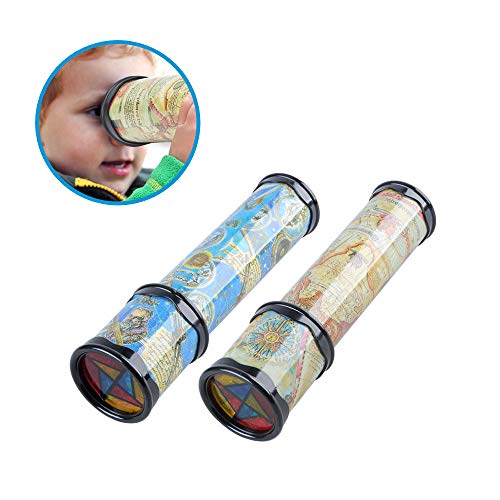 Daity Kaleidoscope Polygonal Mirror Toy kaleidoscope for kids Educational Toy, Children's Decompression Toy, Rotatable, Pack of 2 - Image 2