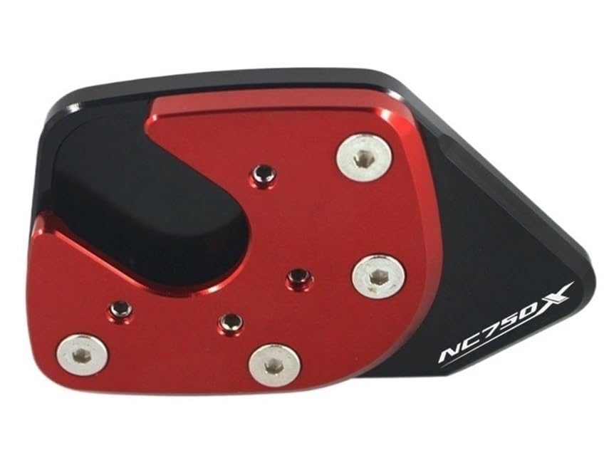 Extension béquille moto NC750 X platine en aluminium usiné CNC haute précision