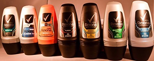 Rexona Body Roll on Deodorant for Men, Anti-Perspirant/Anit-Transpirant (12X50ml/1.7oz, Mix within the available kinds)