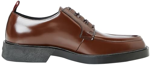 Image of HUGO Men's Modern Derby, Dark Brown, 11