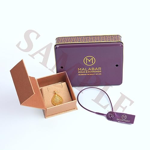 Malabar Gold and Diamonds 22KT Yellow Gold Pendant for Women - Image 6