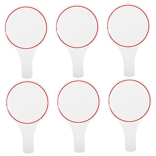 Angoily Pack Handheld Whiteboard Mini Erasable Foam Scoreboard for Games Judges Score Paddles Voting Writing Scoreboard
