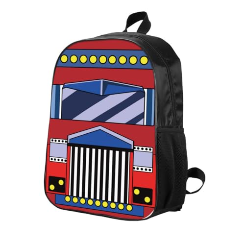 Truck Backpack 17 inch Cartoon Truck Backpack Large Capacity2