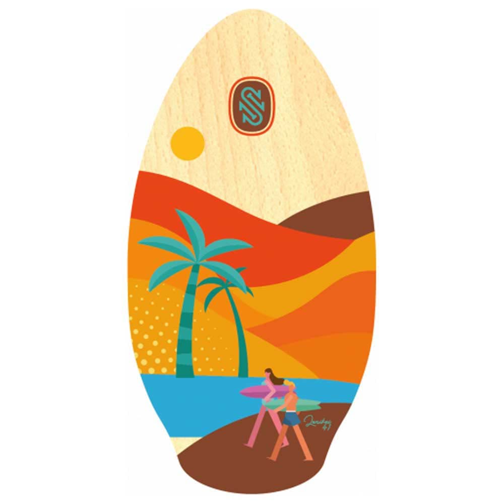 Surfboard Skimboard SkimOne 41 105 cm Lanikai Rojo Naranja