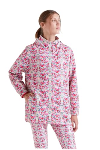 Manteau de pluie floral respirant et assorti aux vêtements de sport actifs