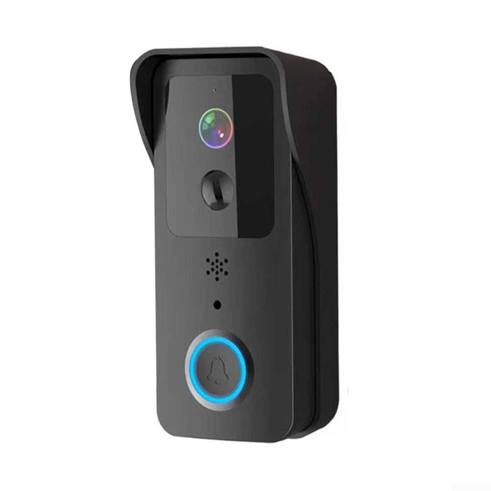 Videocitofono WiFi 1080P 2.4G 5GHz Dual Band per Smart Intercom IP65 resistente alle intemperie telecamera di sicurezza esterna per app Tuya (nero)