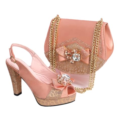 Chaussures et sacs assortis style italien pour femme élégante