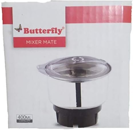 Butterfly Stainless Steel Mga-4Cj 400Ml Chutney Jar - Black