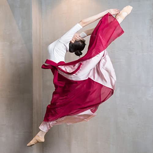 Jupes longue danse orientale en satin pour cours et spectacles de danse