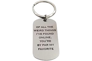 BF Gifts, Keychain For Boyfriend Gift, You're The Best Thing I Found On The Internet