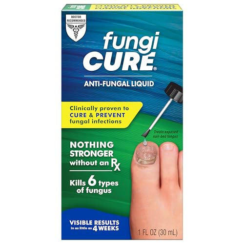 FUNGICURE Anti-Fungal Liquid - Kills 6 Types of Fungus - Clinically Proven - 1 fl oz