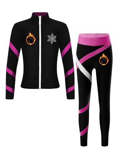 Veste de survêtement polaire fille et pantalon de sport de gym