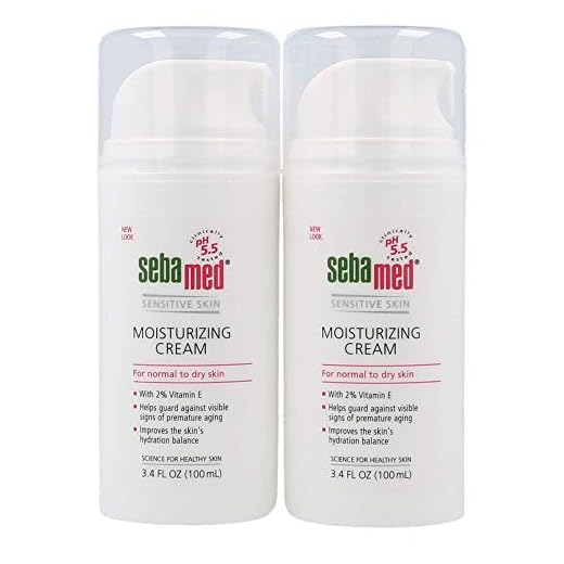 Sebamed Moisturizing Face Cream with Pump for Sensitive Skin Antioxidant pH 5.5 Vitamin E Hypoallergenic 3.4 Fluid Ounces (100mL) Ultra Hydrating Dermatologist Recommended Moisturizer (Pack of 2)