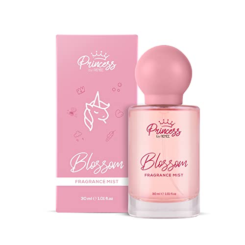 Princess By RENEE Blossom Fragrance Mist 30ml, Mild & Water Based Mist with Long Lasting Fruity & Floral Scent | Gentle, Skin Friendly Ingredients, Alcohol-free & dermatologically tested