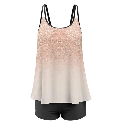 Trajes de baño para mujer tankini de Nueva York con tirantes delgados dos piezas 6