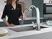 Delta Faucet Pivotal Touch Kitchen Faucet Chrome, Chrome Kitchen Faucets with Pull Down Sprayer, Kitchen Sink Faucet, Touch Faucet for Kitchen Sink, Delta Touch2O Technology, Chrome 9193T-DST