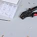 Dupont Crimping Tool Kit,Knoweasy Spade Connectors Crimper and Dupont Crimp Tool of AWG26-16(0.5-1.5mm²) with 300PCS Male and Female Spade Connector