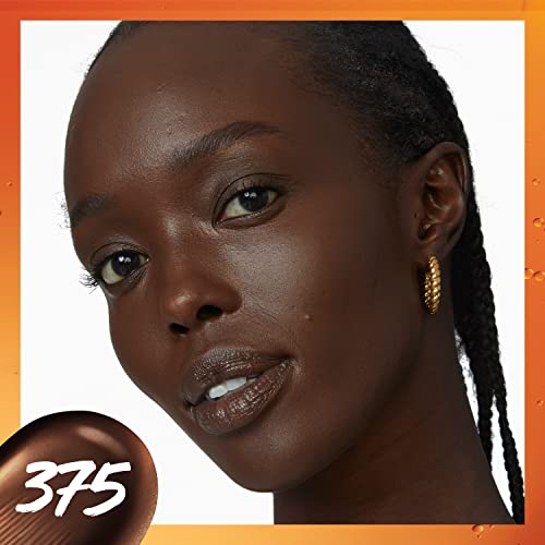 Image of Maybelline Super Stay Up to 24HR Skin Tint, Radiant Light-to-Medium Coverage Foundation, Makeup Infused With Vitamin C, 375, 1 Count