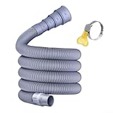 Zusammenklappbarer, erweiterbarer Ablaufschlauch-Adapter, Wohnmobil-Abwasserk, mit Kit für Wohnmobile und Wohnmobile, 5 Meter Wohnwagen-Abfluss W (2 m)