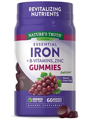 Iron-Gummies-60-Count-Vegan-Non-GMO-Gluten-Free-Supplement-with-Zinc-B-Vitamins-Grape-Flavor-by-Natures-Truth
