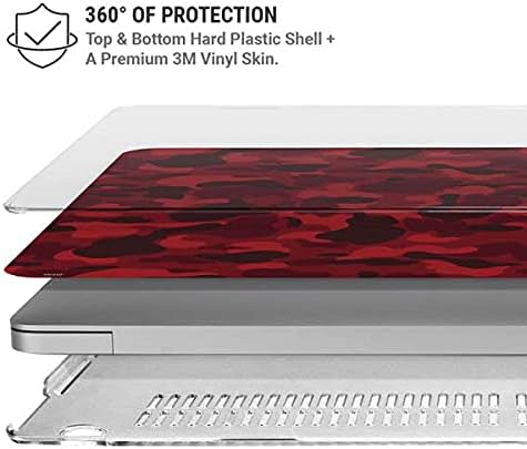 Skinit Case + Skin Compatible with MacBook Pro 16in (2019-20) Originally Designed Red Street Camo Design