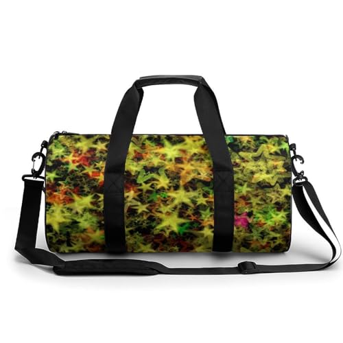 Sac de voyage Étoiles Vertes : optimisez votre rangement 45x23x23cm sans encombrement