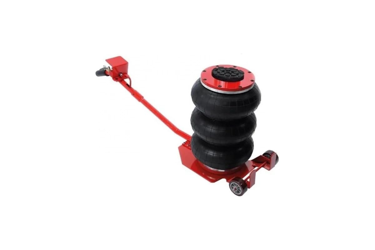 heavy duty pneumatic air bag jack 3.5 ton (3175 kg) capacity | triple bag quick lift vehicle jack | 135 mm–420 mm lifting range | garage & workshop car lift tool