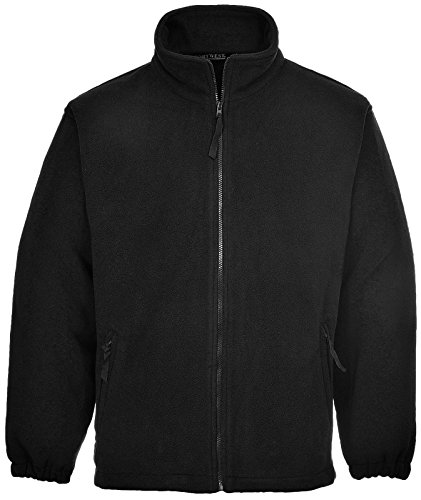 Portwest Polaire Aran Homme, Couleur: Noir, Taille: L, F205BKRL