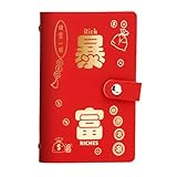 ZBIianxer Praktische PU Leder Geldbörsen Organizer für 100 Geldscheine Spezielle Fächer für Quittungen und Karten PU Leder Geldplaner